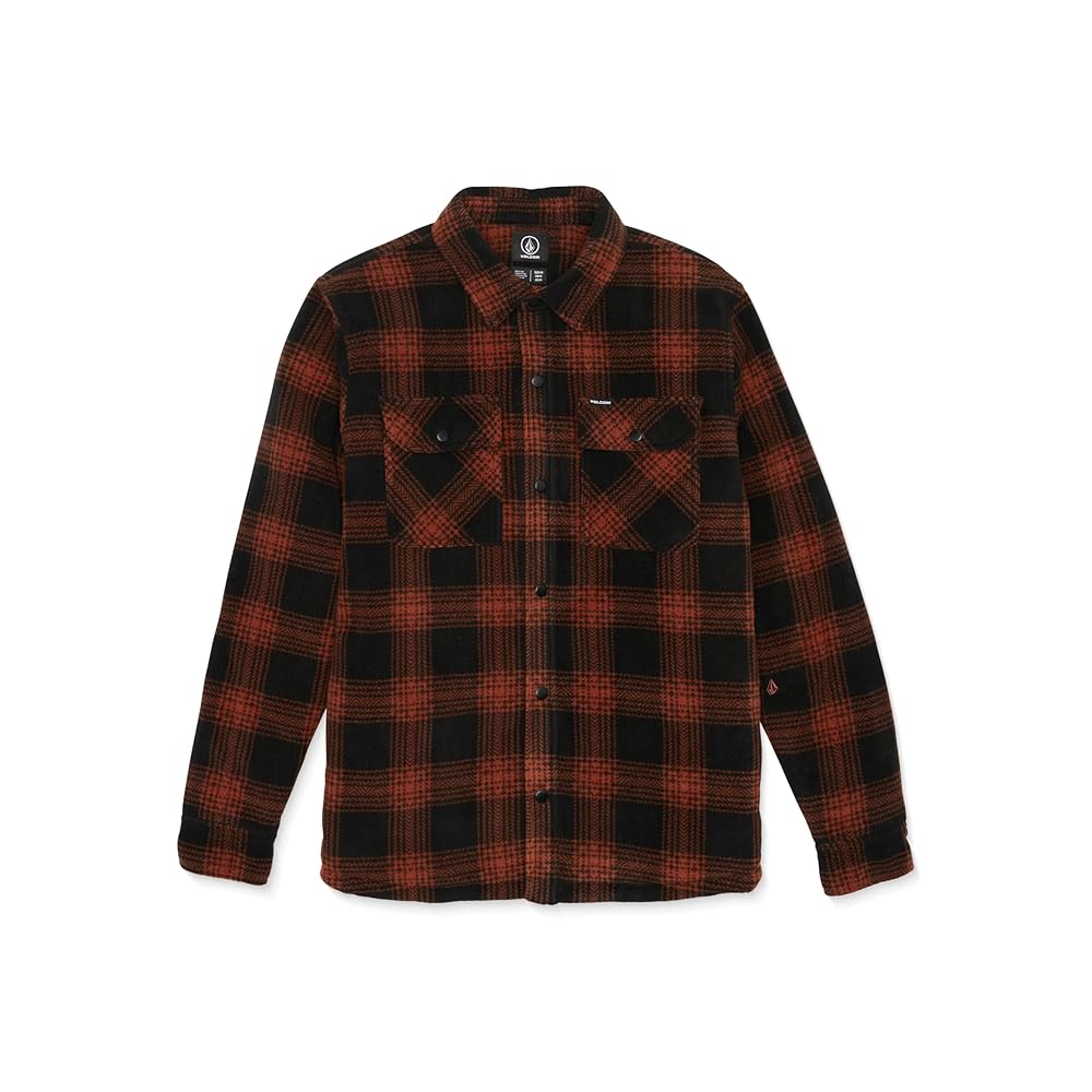 Volcom Men's Bowered Long Sleeve Lined Polar Fleece Coaches